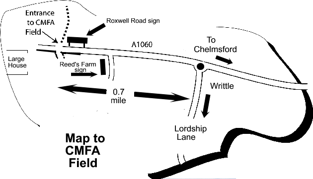 Flying Site Location Map